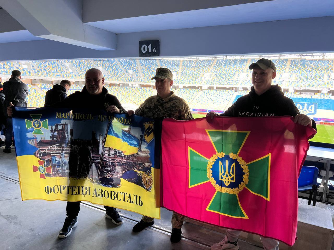 Защитник Мариуполя пограничник Роман Мещеряков открыл матч Кубка Украины по футболу