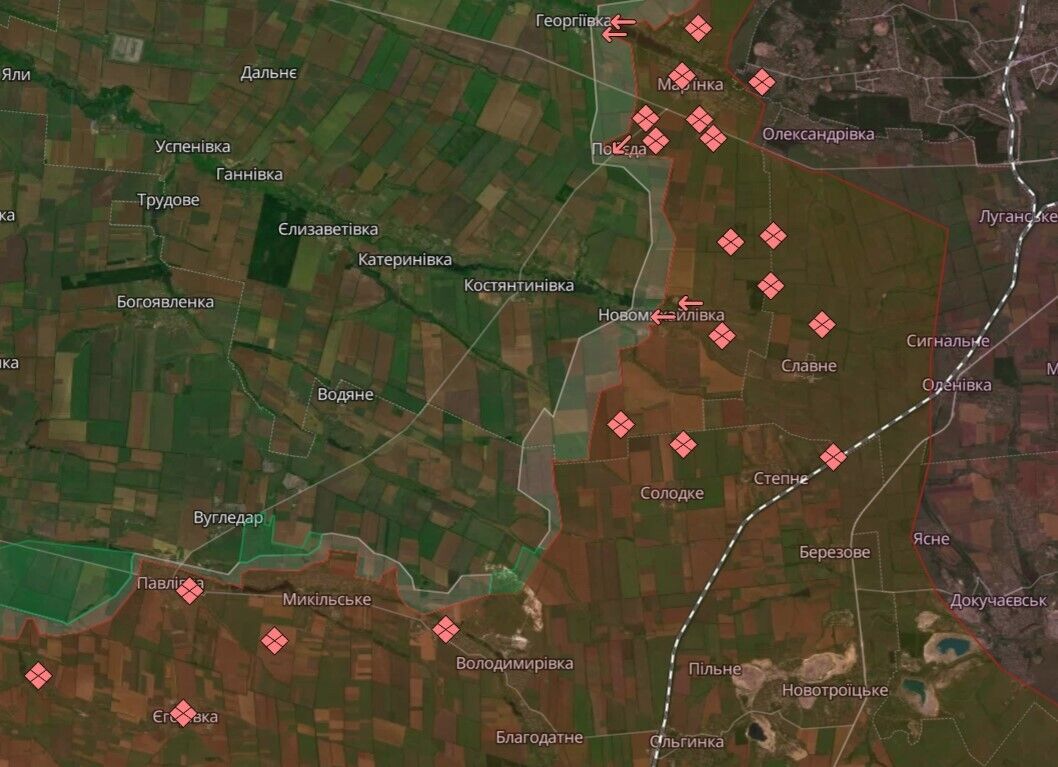 Окупанти на Новопавлівському напрямку намагалися прорвати оборону ЗСУ: Генштаб назвав найгарячіші ділянки фронту. Карта 