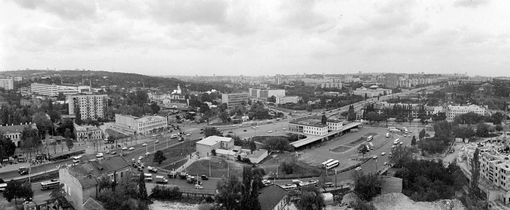 Без McDonald's и многоэтажек: как выглядела Демеевская площадь в Киеве в 1978 году. Архивное фото
