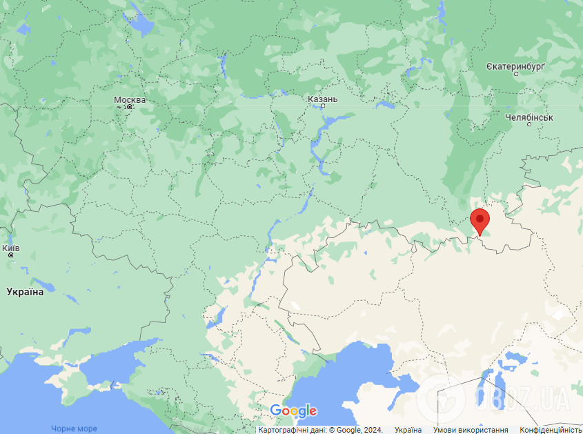 Орск (РФ) на карте