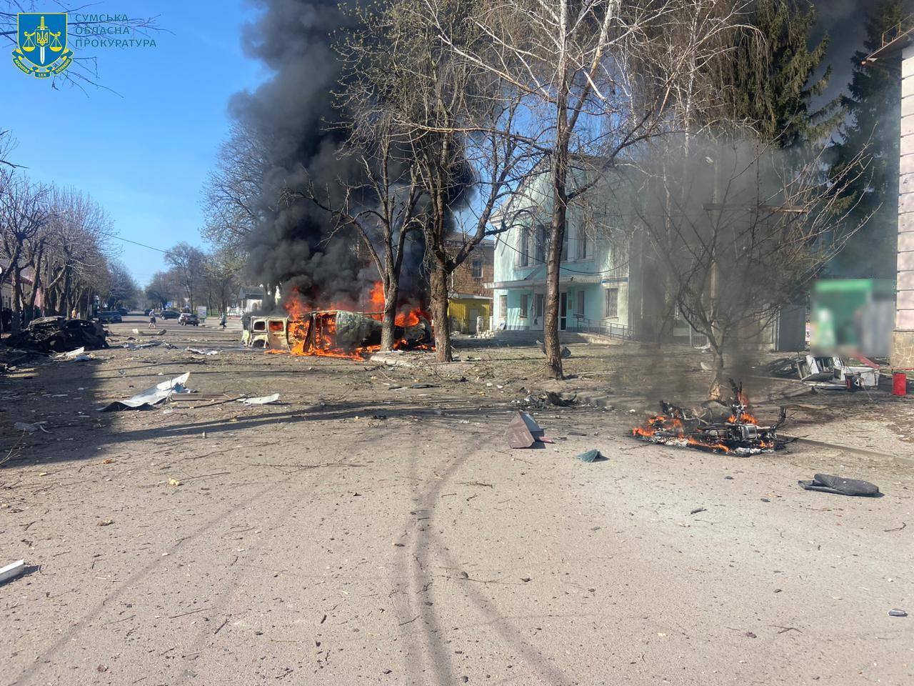 Противник ударил по украинскому городу