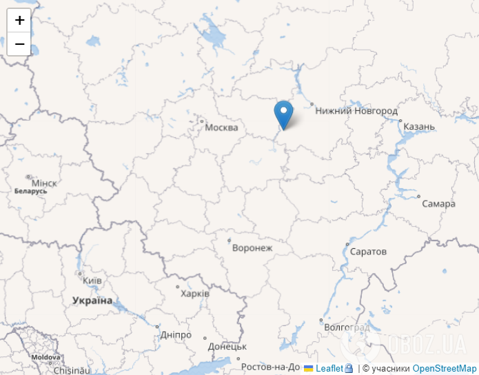 Аэродром Саваслейка (РФ) на карте