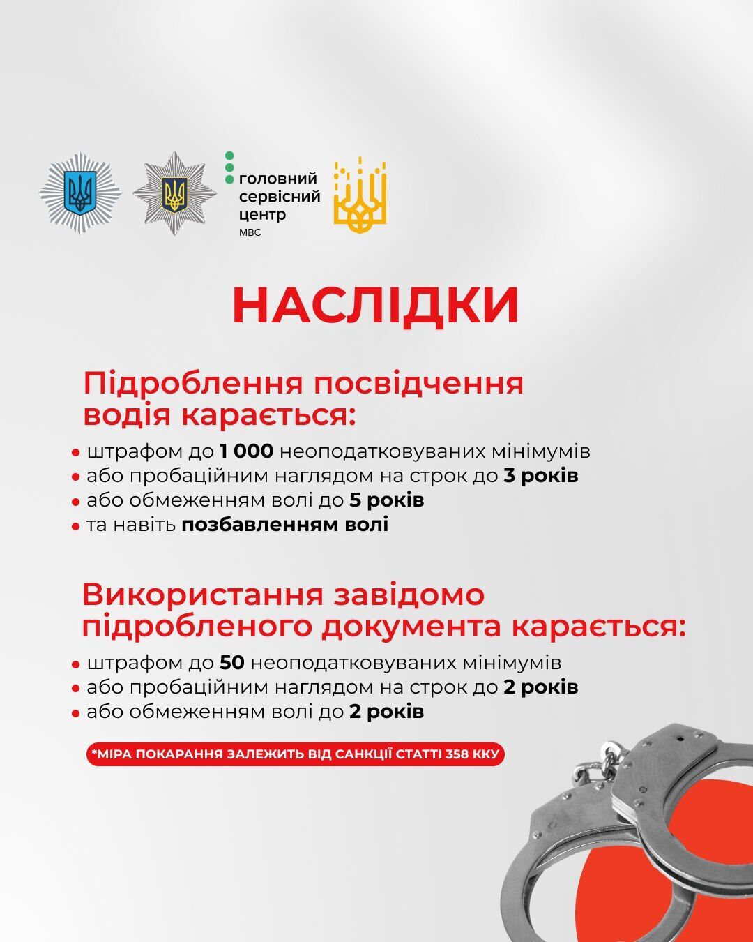 Украинцев предостерегли от покупки фальшивых водительских удостоверений: чем чревато