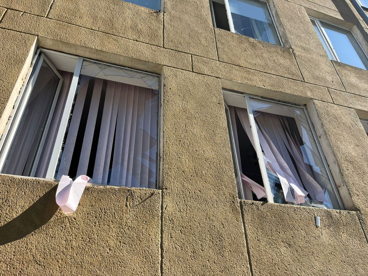 Разбитые окна в Одессе