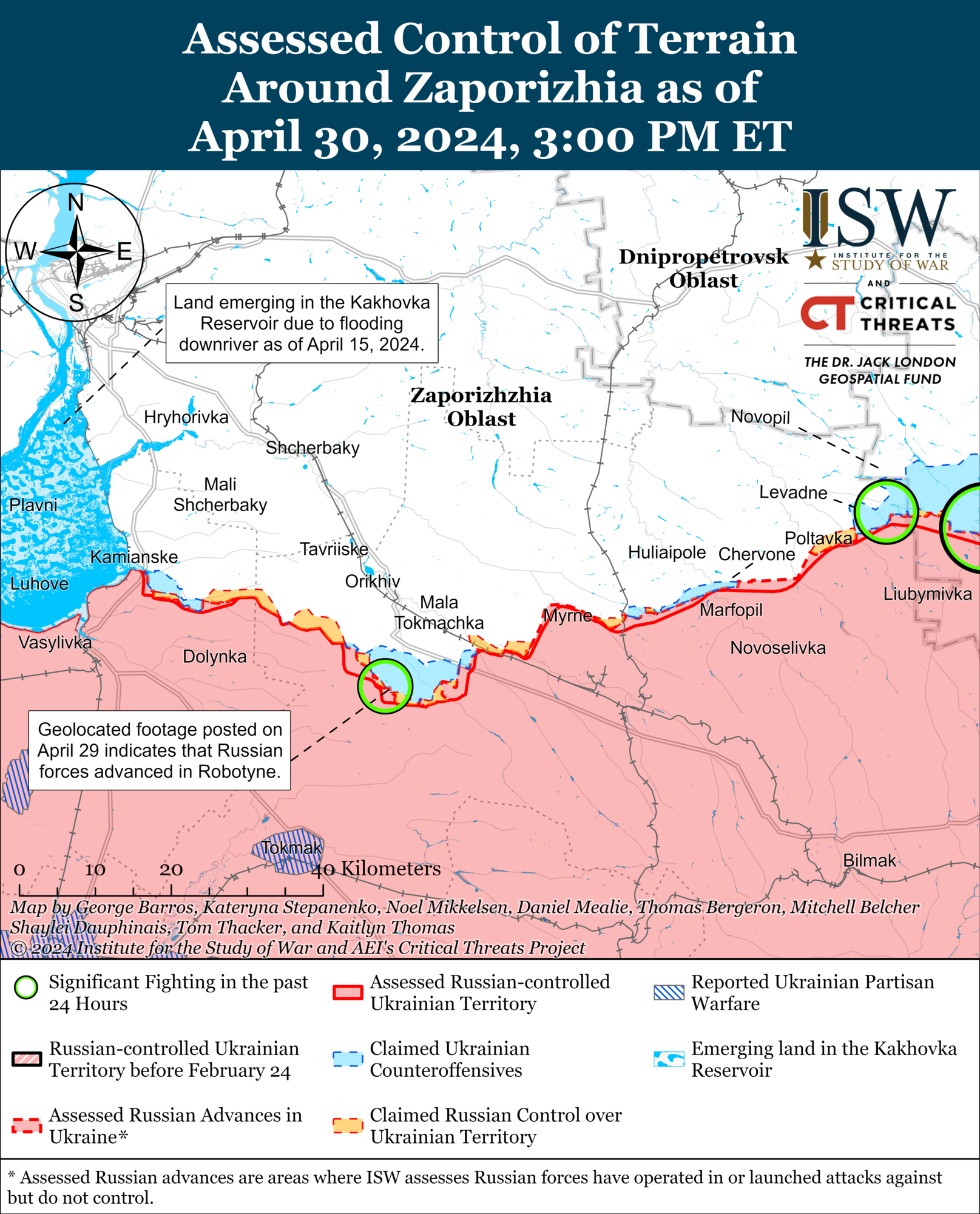 ВСУ вернули себе утраченные позиции в районе Кременной: анализ боевых действий от ISW