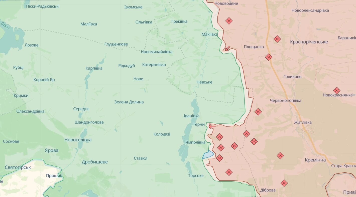 Армія Росії не досягла успіху на Харківщині: що відбувалося на фронті. Карта і зведення Генштабу