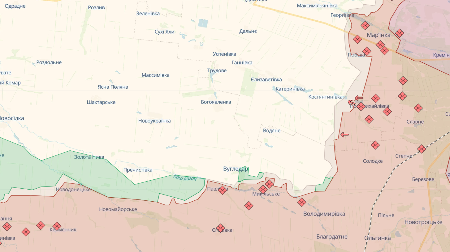 ВСУ отразили десятки атак на Авдеевском и Бахмутском направлениях: в Генштабе рассказали о ситуации. Карта