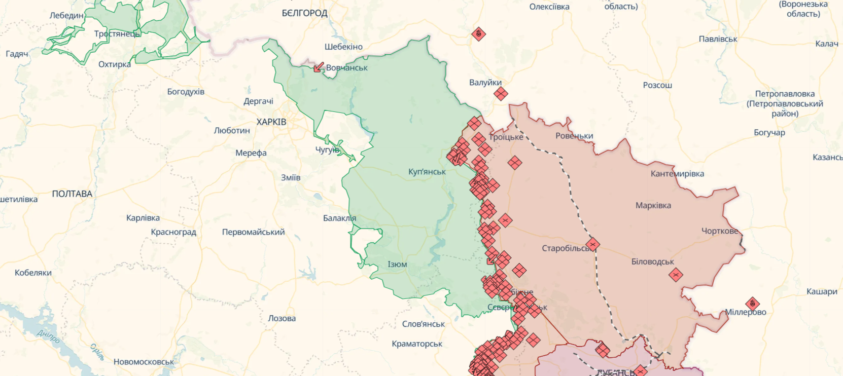 На Харківщині гвардійці знищили БМП з ворожим десантом і майже взвод особового складу армії РФ. Фото