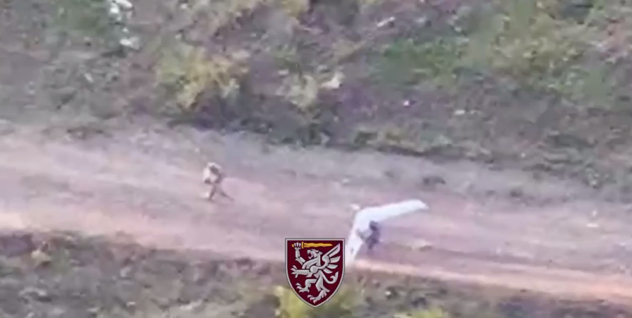 Защитники Украины отработали по вражескому экипажу БПЛА Zala: атаку показали на видео
