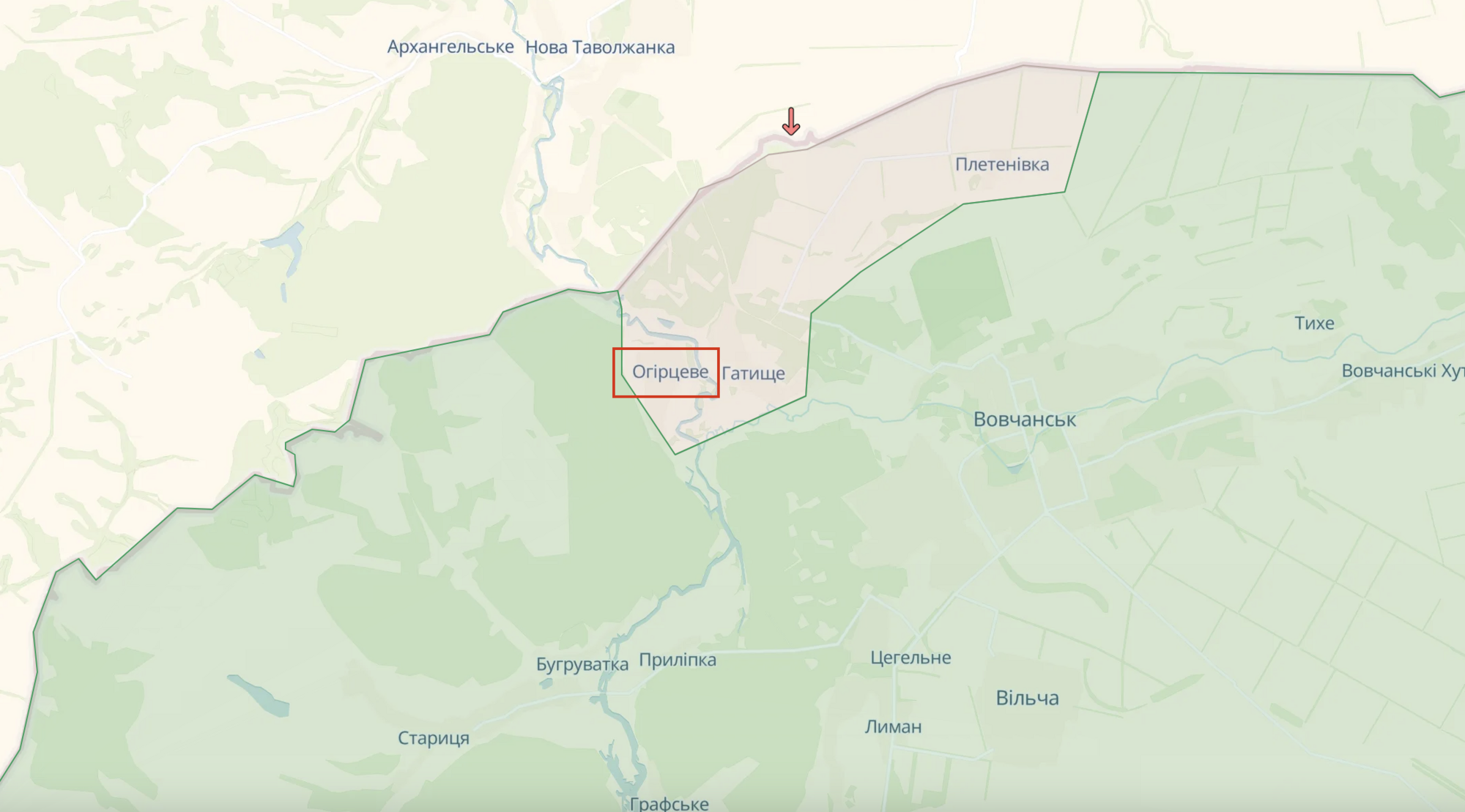 Військова техніка окупантів з'явилася в селі Огірцеве на Харківщині – DeepState 