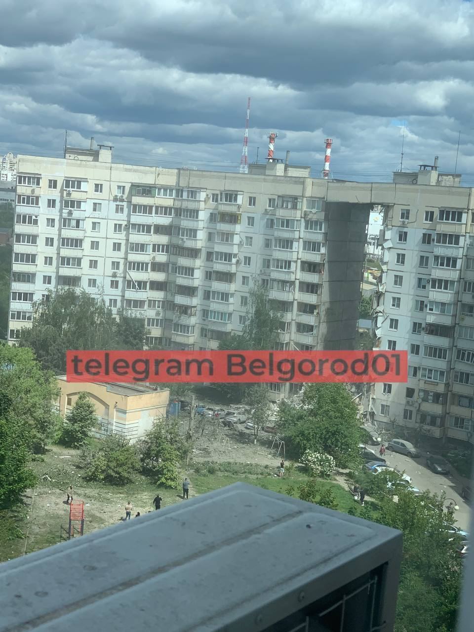 Дом взорвали? В сети показали момент взрыва в Белгороде