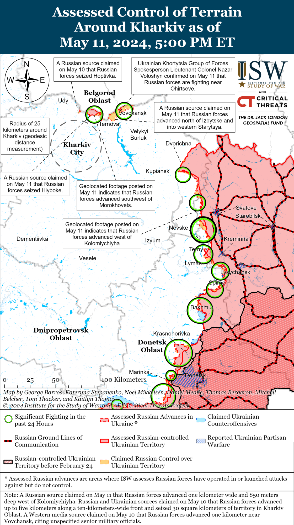 Оцінює ризики, перспективи й терміни: в ISW назвали, на що розраховує Путін наступом на Харківщину та що змінить ситуацію