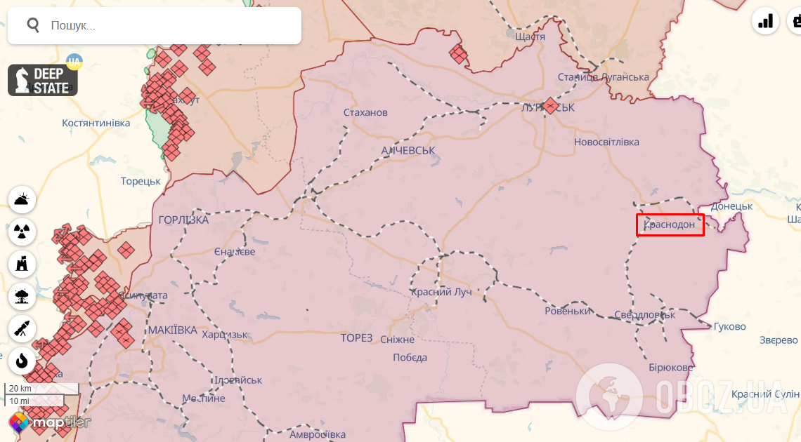 Сорокино (Краснодон) на карте