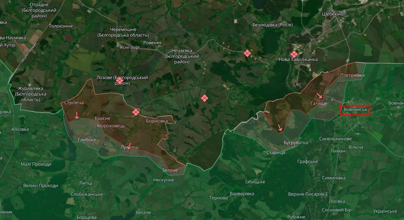 Оккупанты пытаются окружить Волчанск на Харьковщине: в ISW оценили ситуацию и указали на ошибку Запада. Карта