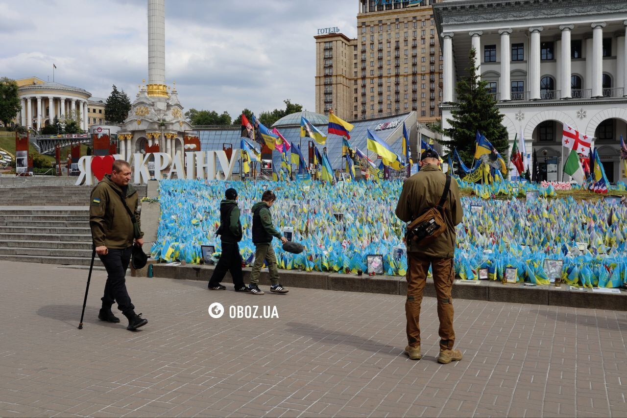 Убрали траву и мусор: в Киеве провели толоку у народного Мемориала памяти украинских воинов. Фото и видео