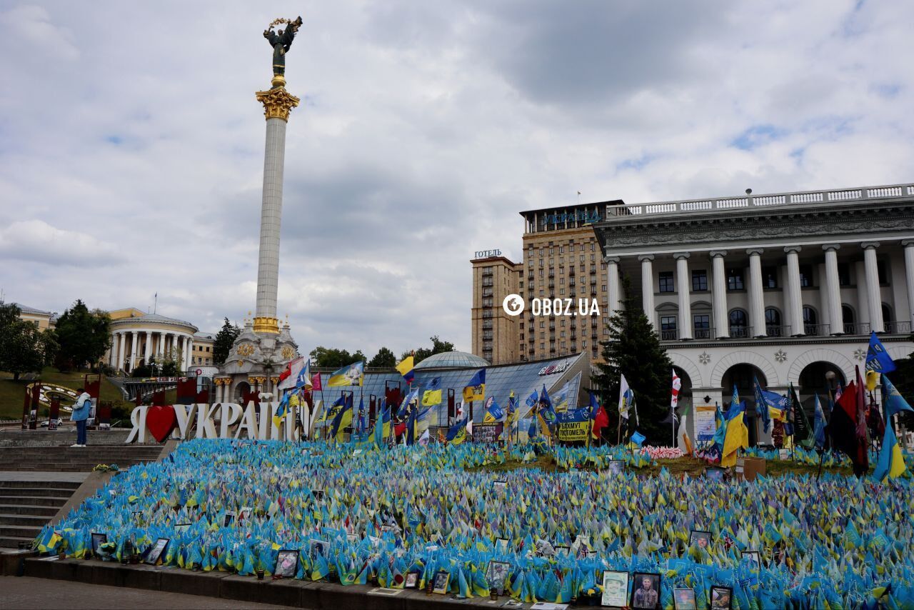 Убрали траву и мусор: в Киеве провели толоку у народного Мемориала памяти украинских воинов. Фото и видео