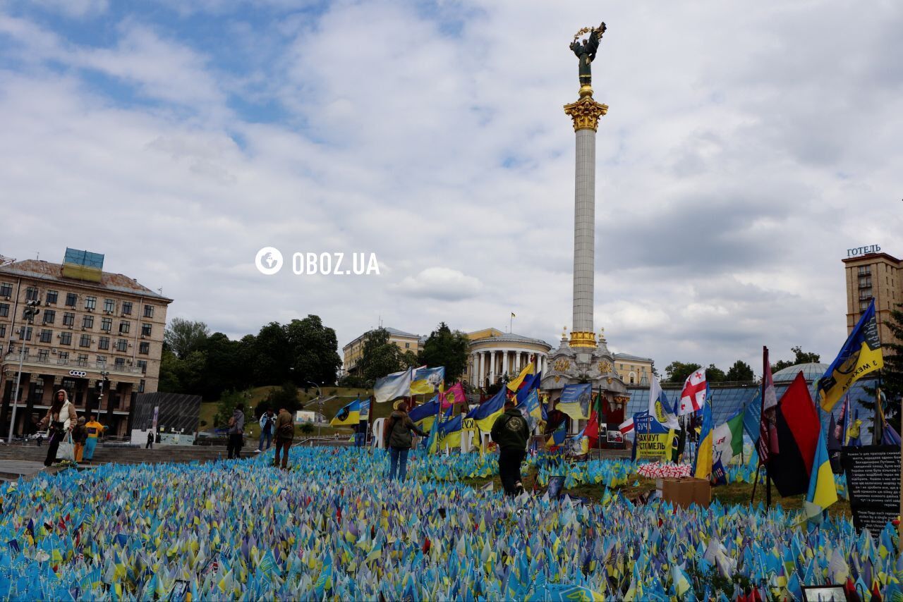 Убрали траву и мусор: в Киеве провели толоку у народного Мемориала памяти украинских воинов. Фото и видео