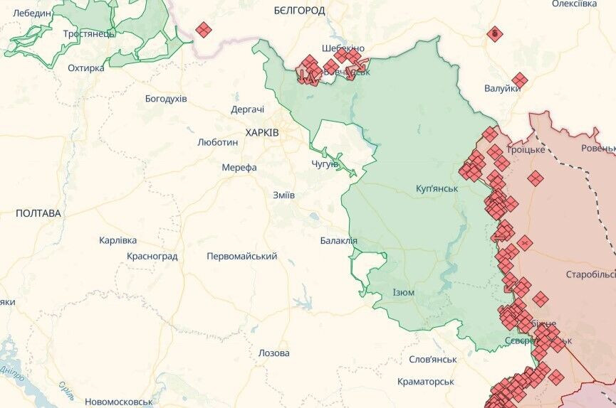 На північних околицях Вовчанська точаться активні стрілецькі бої, – Синєгубов
