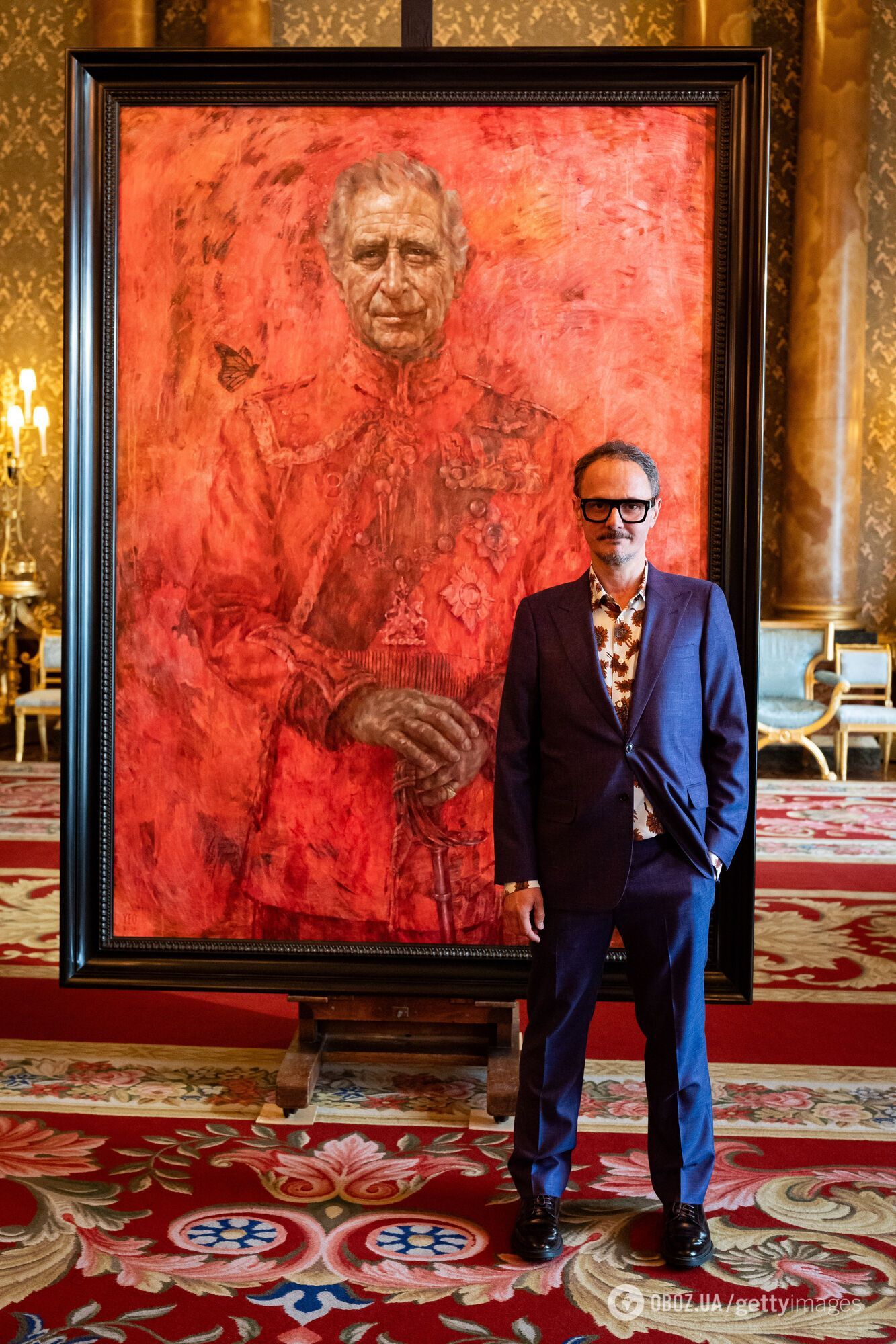 "Будто разлили варенье": официальный портрет короля Чарльза вызвал дискуссию в сети. Фото