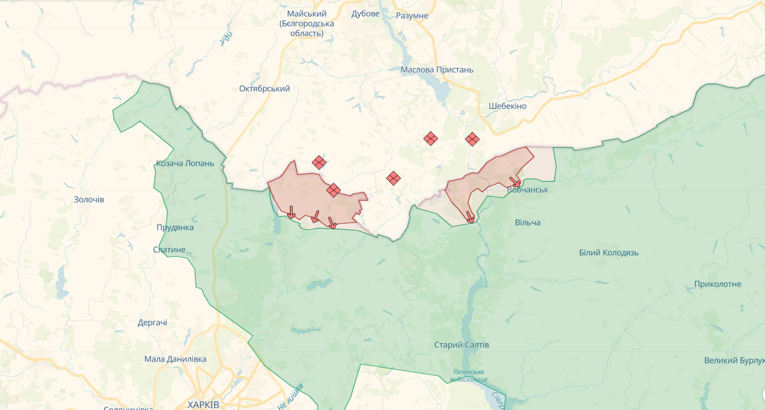 Оккупанты на Харьковщине пытаются закрепиться и осуществляют перегруппировку: в Генштабе оценили ситуацию и назвали потери врага