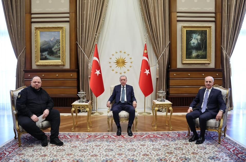 Стефанчук встретился с Эрдоганом в Турции: о чем договорились
