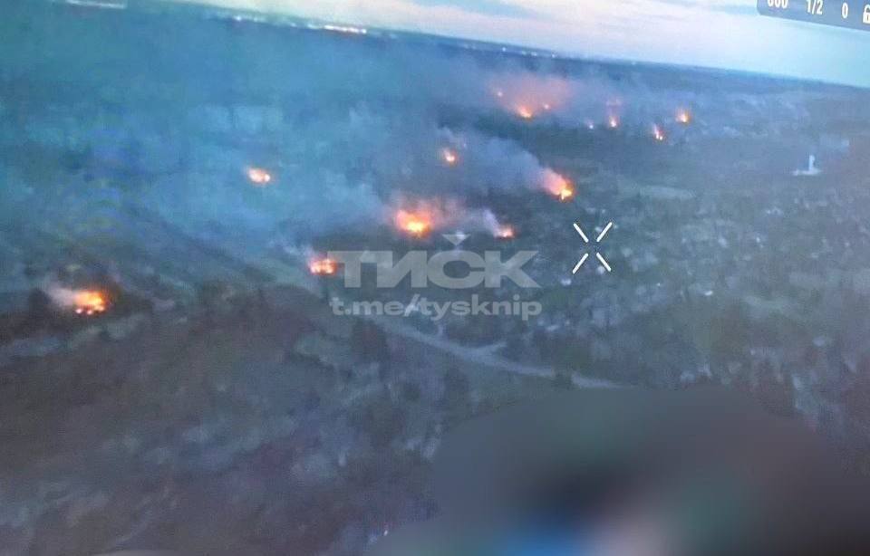 Пожежі у Вовчанську