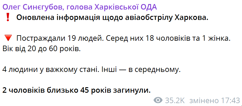 Росіяни вдарили по Харкову КАБами: зафіксовано кілька прильотів, є жертви та постраждалі. Фото