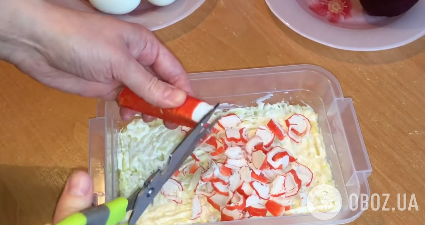 Крабові палички для салату