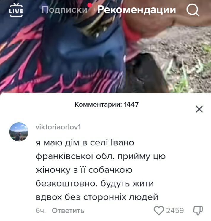 "Все, что у меня есть – это она. А у нее – я": сеть тронуло видео с жительницей Волчанска, которая была вынуждена расстаться с собакой во время эвакуации