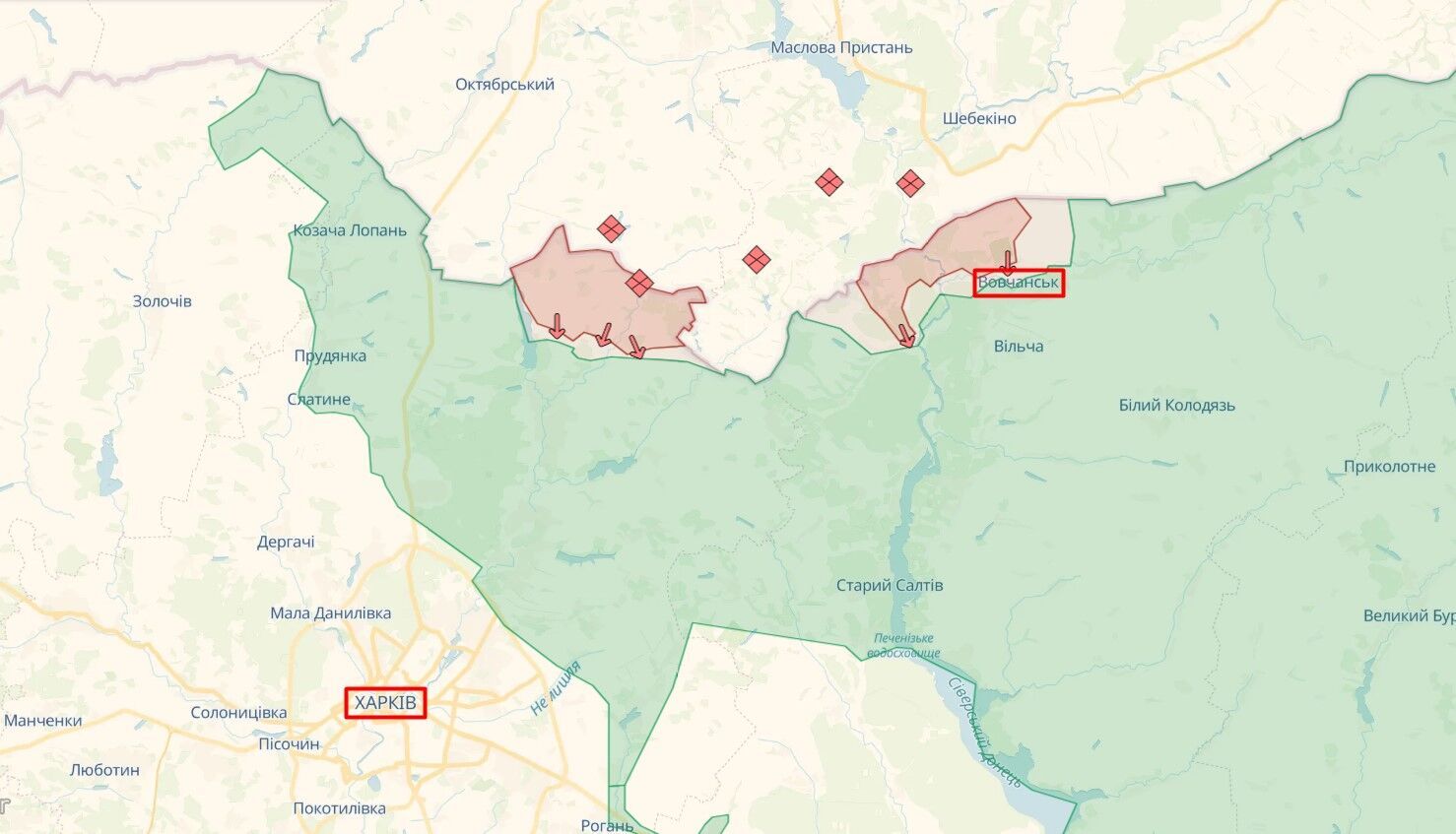 В районе Волчанска продолжается бой: в Генштабе отчитались об обстановке на Харьковщине