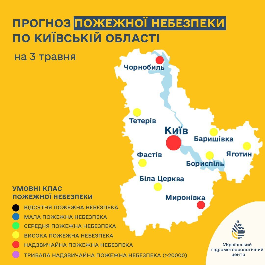 Синоптики попередили про пожежну небезпеку на території Київщини: відомо подробиці