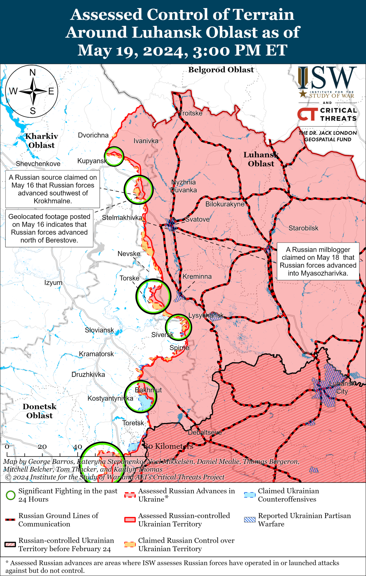 Бої на Харківщині та Луганщині