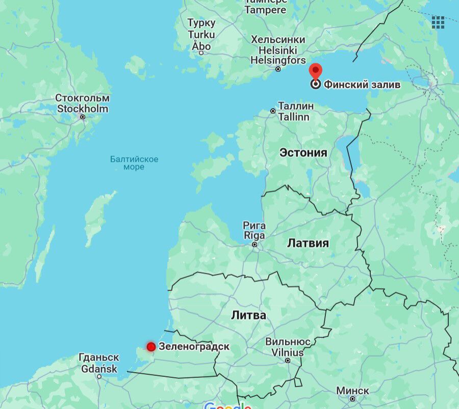 Росія вирішила в односторонньому порядку зсунути кордон із Литвою та Фінляндією у Балтійському морі: що відбувається