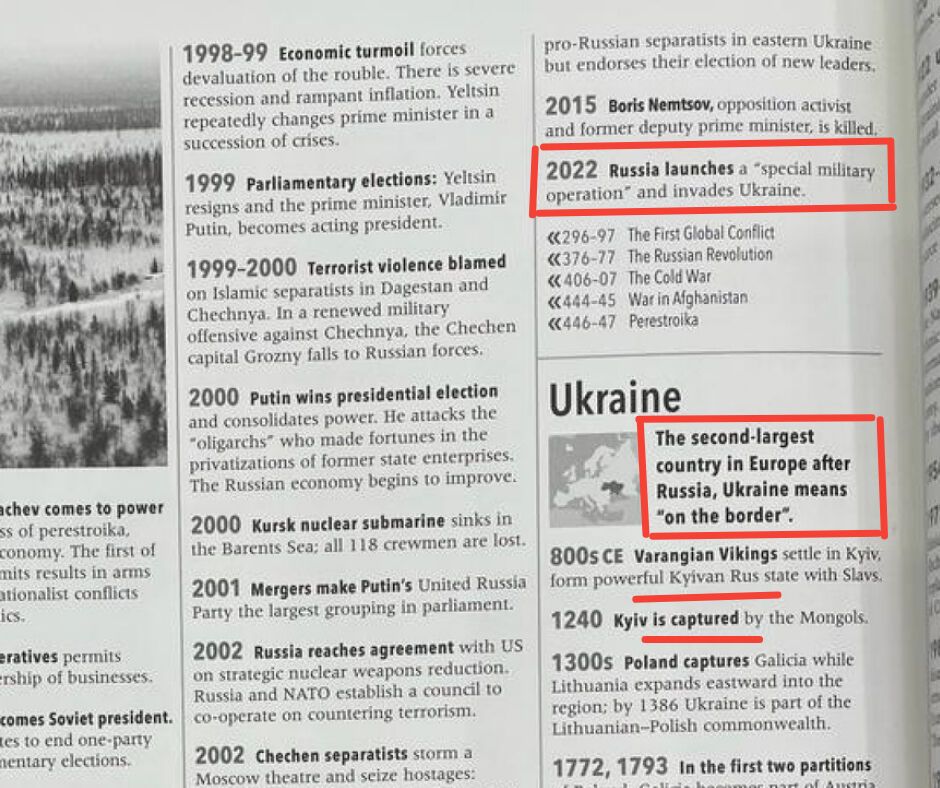 ’’Голодомор – не геноцид, а Росія проводить ’’спецоперацію’’. У британській енциклопедії оприлюднили спотворені факти про історію України