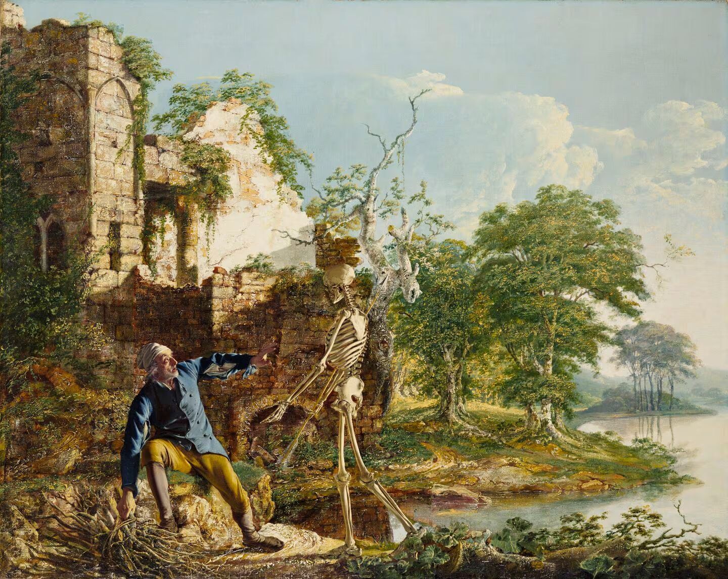 Нокдаун Усика в бою с Фьюри нашли на картине XVIII века. Фотофакт