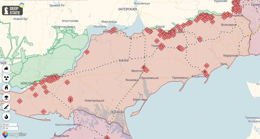 На Куп’янському та Покровському напрямках найгарячіше: у Генштабі розповіли, де йдуть бої. Карта

