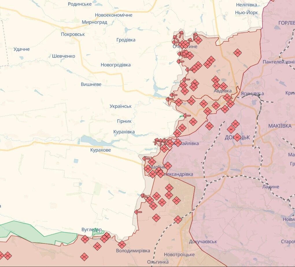 Продвижения врага на Харьковщине и под Авдеевкой за последние сутки нет: в Нацгвардии рассказали о ситуации. Карта