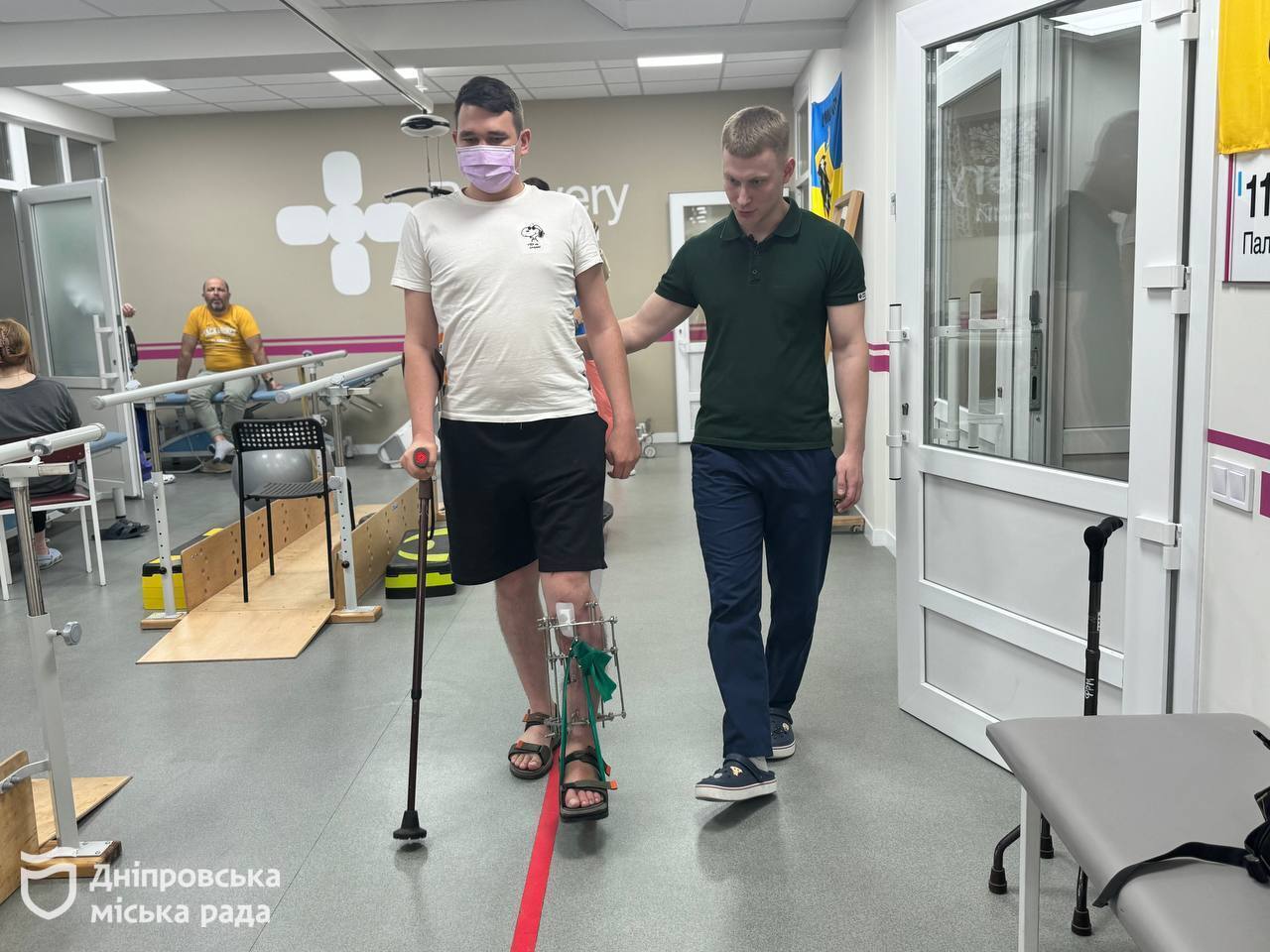 Реабилитационный центр Днепра возвращает к полноценной жизни раненых украинских воинов