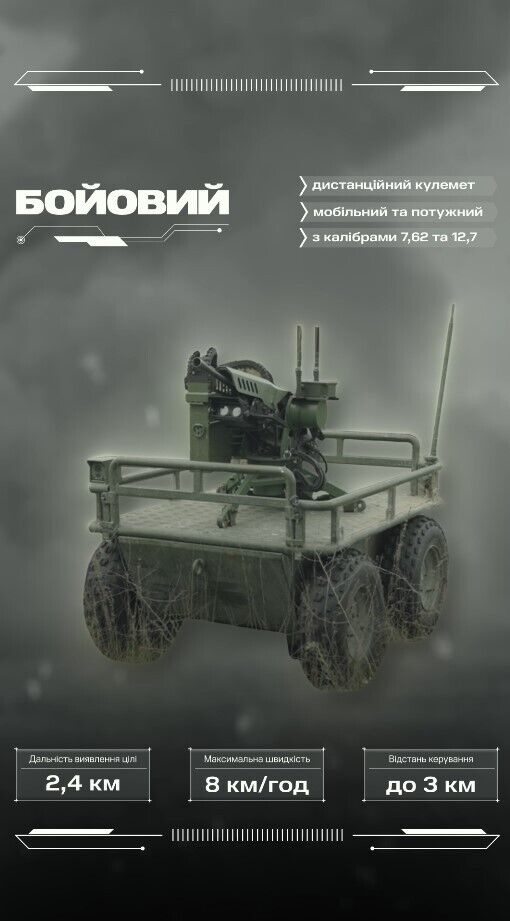 Зеленський показав роботизовані бойові платформи, які мають підсилити ЗСУ. Відео