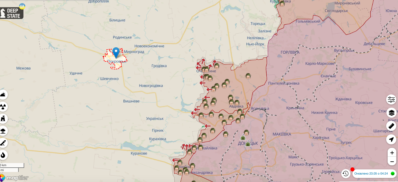 Генштаб: продолжаются бои в районах Старицы и Тихого на Харьковщине, враг ровняет Волчанск с землей