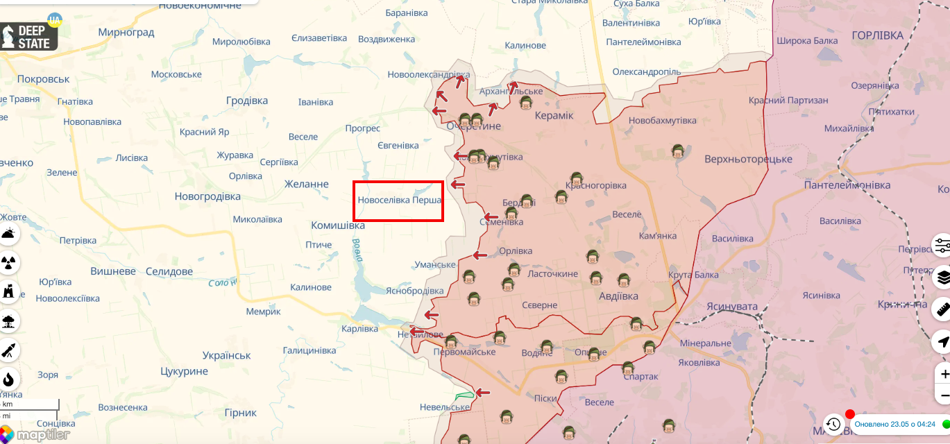 Генштаб: тривають бої в районах Стариці й Тихого на Харківщині, ворог рівняє Вовчанськ із землею