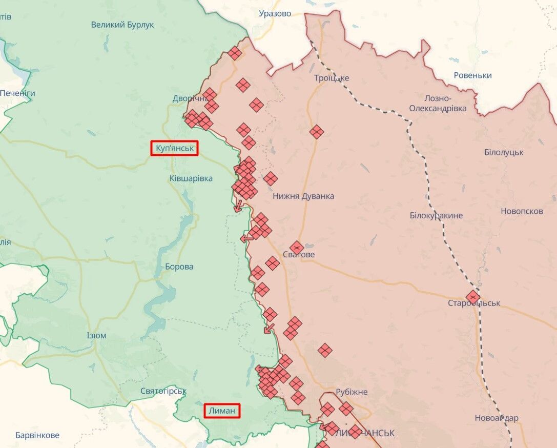 Генштаб: активність ворога на Куп’янському напрямку зросла майже вдвічі, окупанти б'ють КАБами