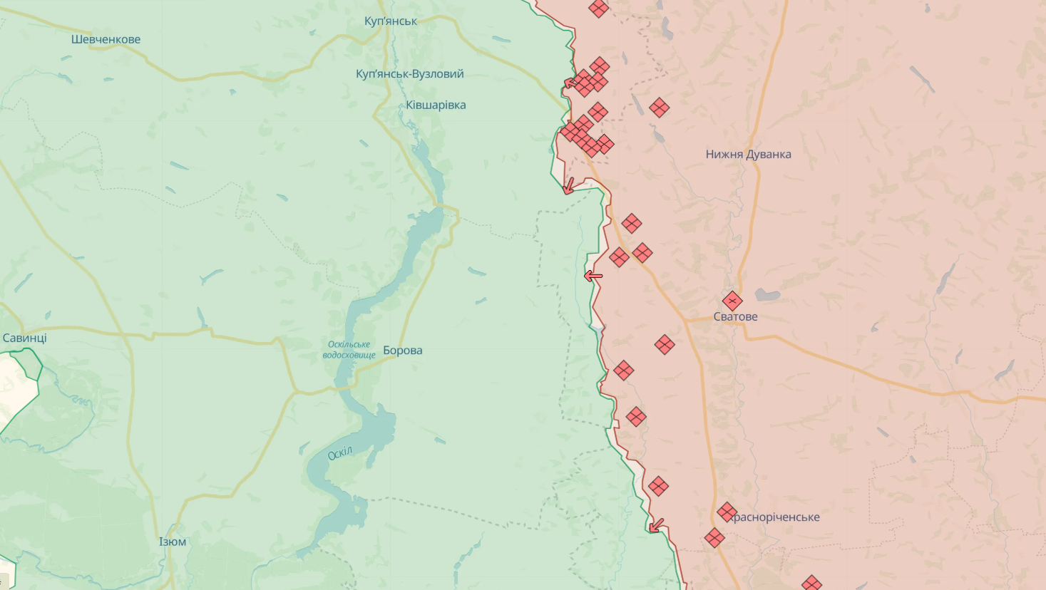 На Харківщині йдуть бої в районах Глибокого та Вовчанська, ситуація контрольована – Генштаб