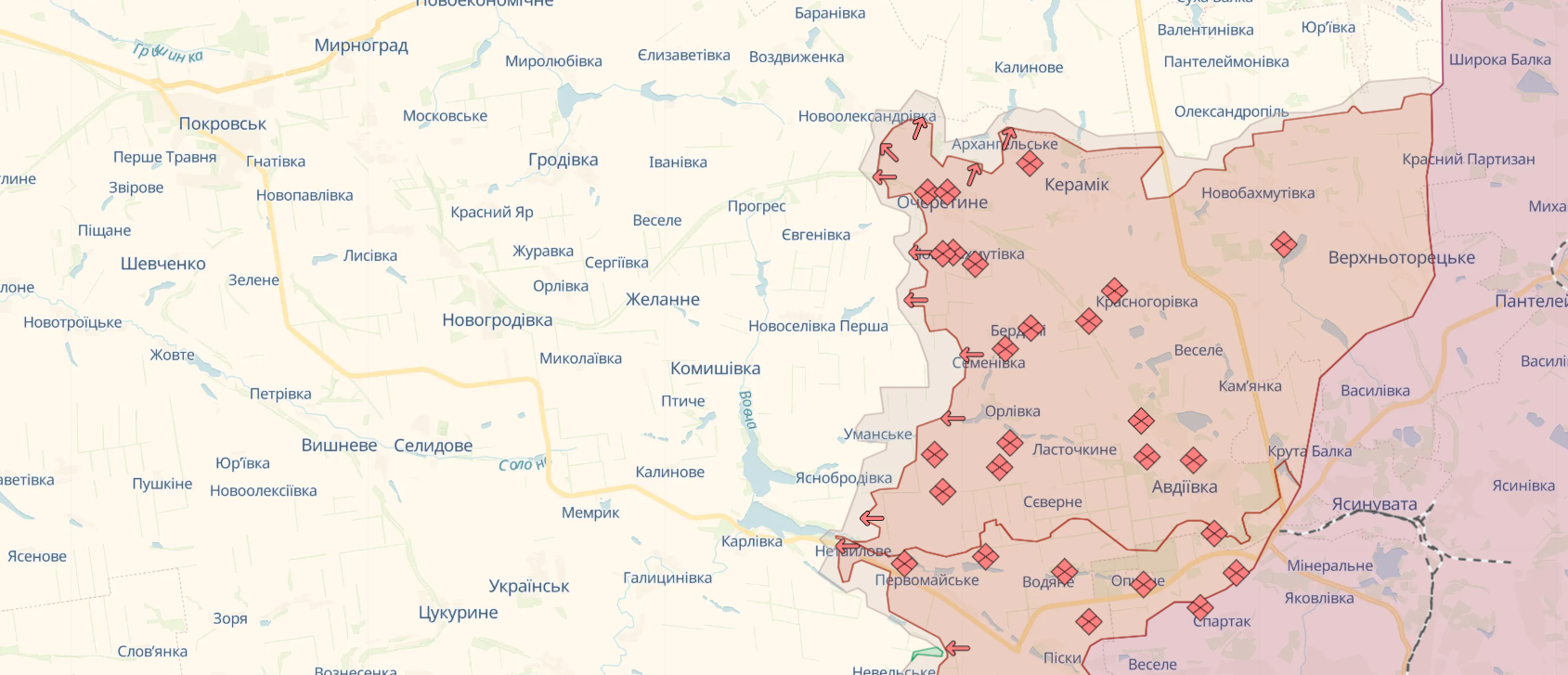ЗСУ відкинули окупантів біля Глибокого і Липців, у районі Вовчанська йдуть бої – Генштаб