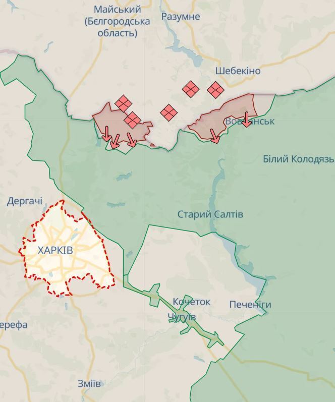 Оккупанты не прекращают атаковать украинские позиции вдоль почти всей линии фронта – Генштаб