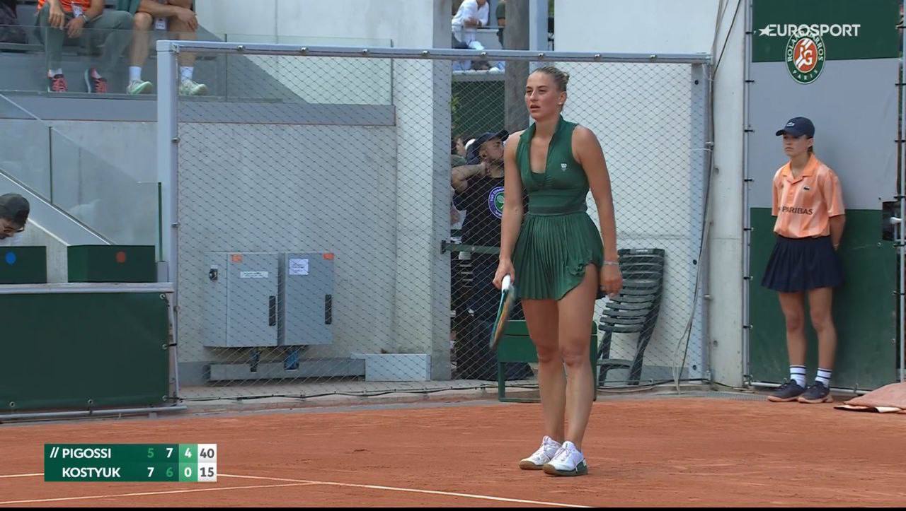 Українська тенісистка влаштувала фантастику на Roland Garros, відігравшись із 0:4 у третьому сеті