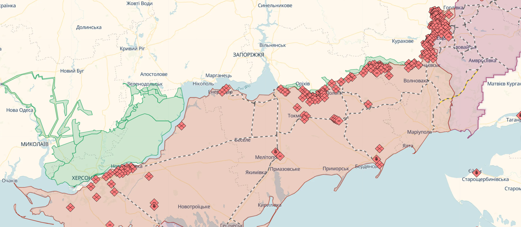 Пограничники разбили позиции окупантов на юге Украины. Видео