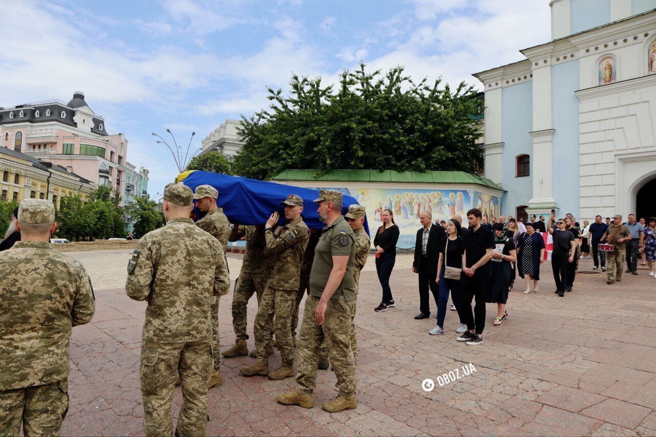 Прикрыл собой побратимов: в Киеве простились с погибшим воином ВСУ Серго Горнакашвили. Фото и видео