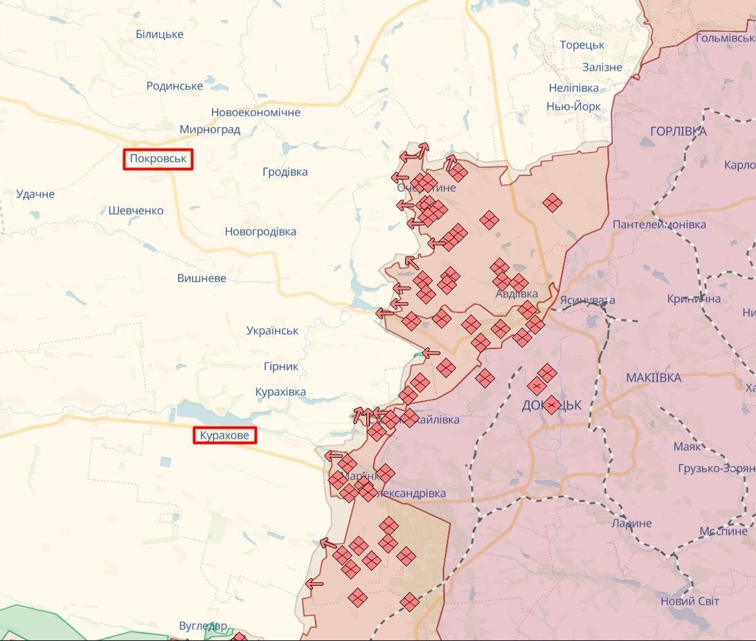 Окупанти ведуть штурмові дії в районі Вовчанська на Харківщині й атакують ЗСУ на Покровському напрямку – Генштаб