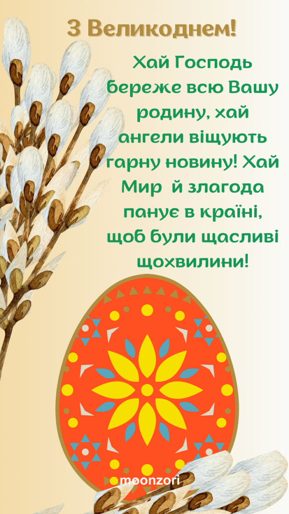 Христос Воскрес! Гарні листівки і вірші-привітання з Великоднем